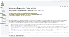 Desktop Screenshot of epigenomique.genopole.fr